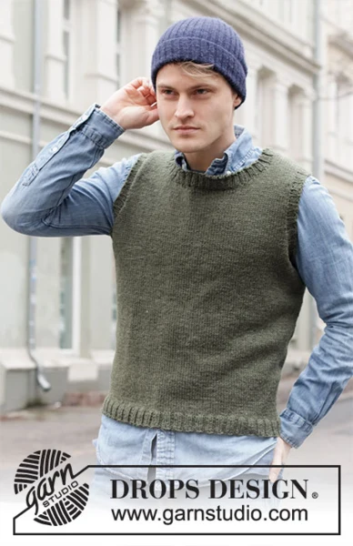 219-1 Georgetown Vest by DROPS Design
